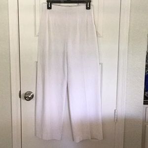 Super Slimmer white dress pants